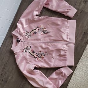 PInk satin jacket